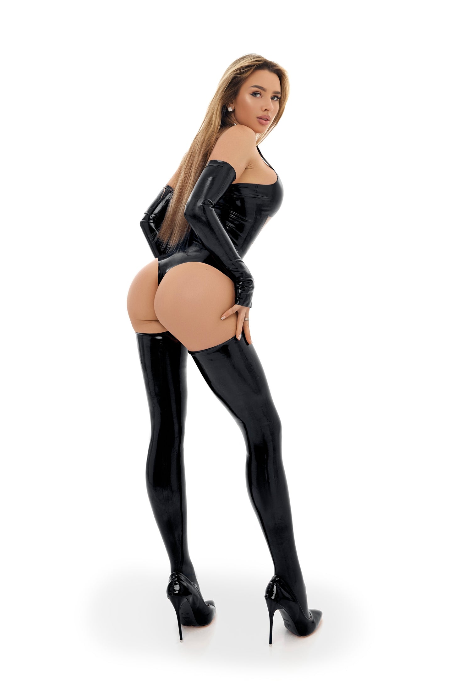 Latex "Dominion" Bodysuit black