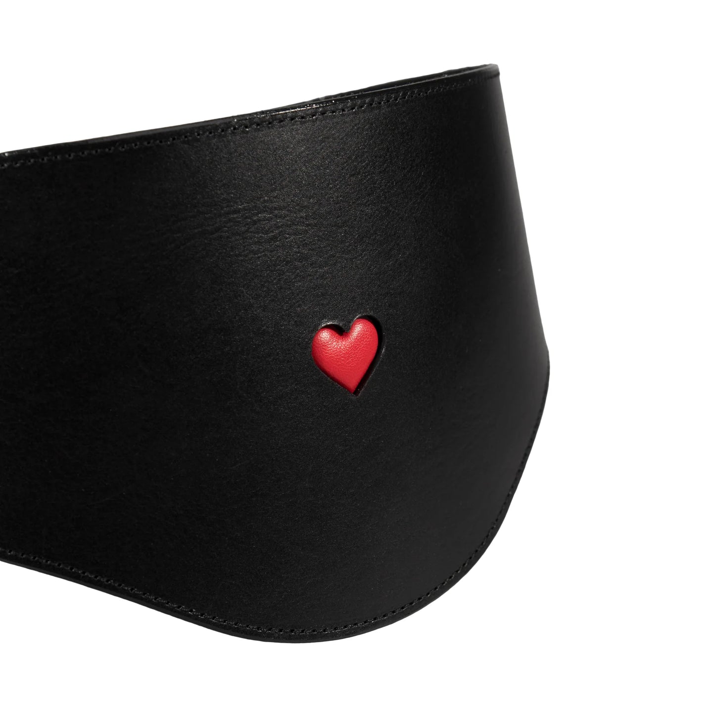 Leather Belt «Love» black