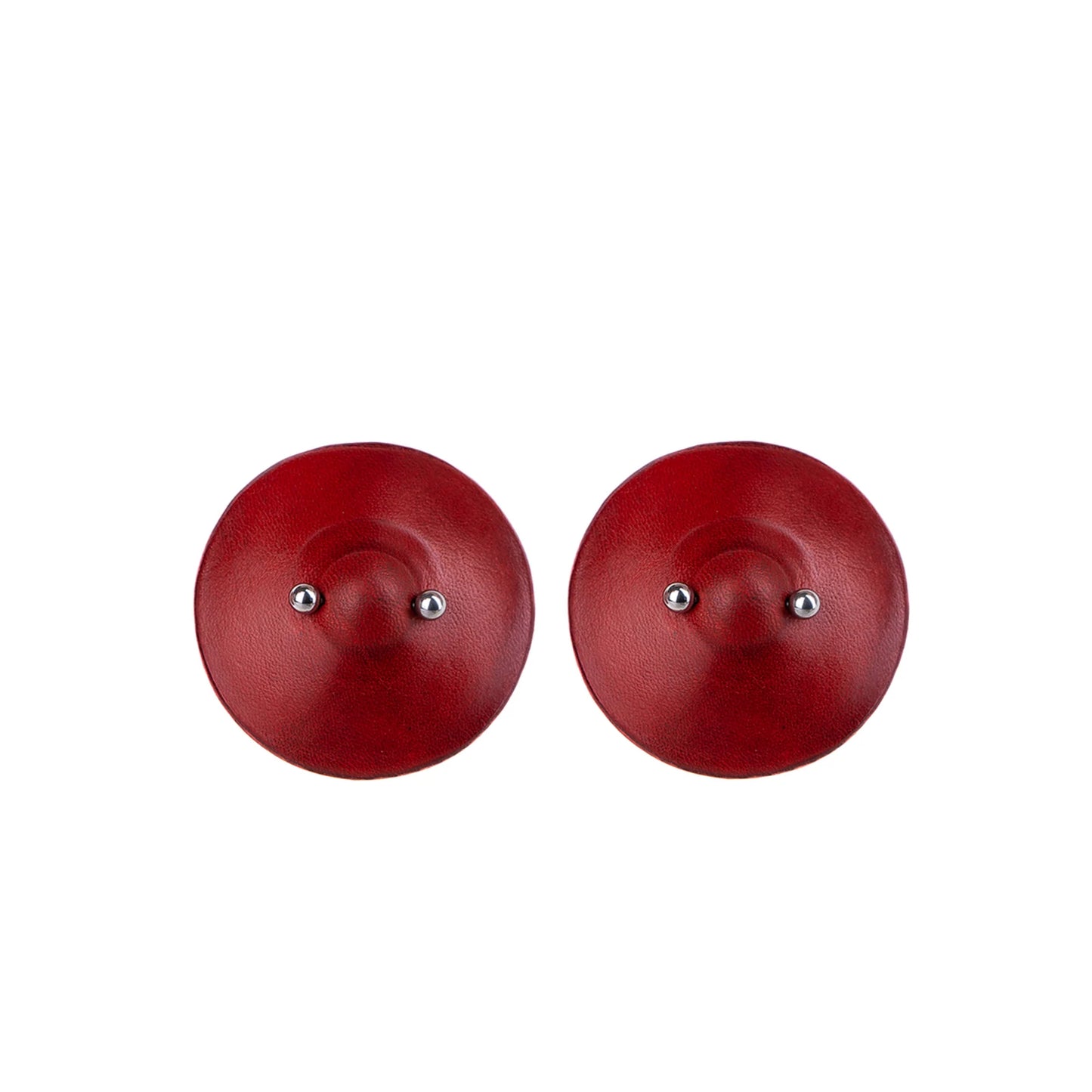 Leather Pasties «Pierced» black