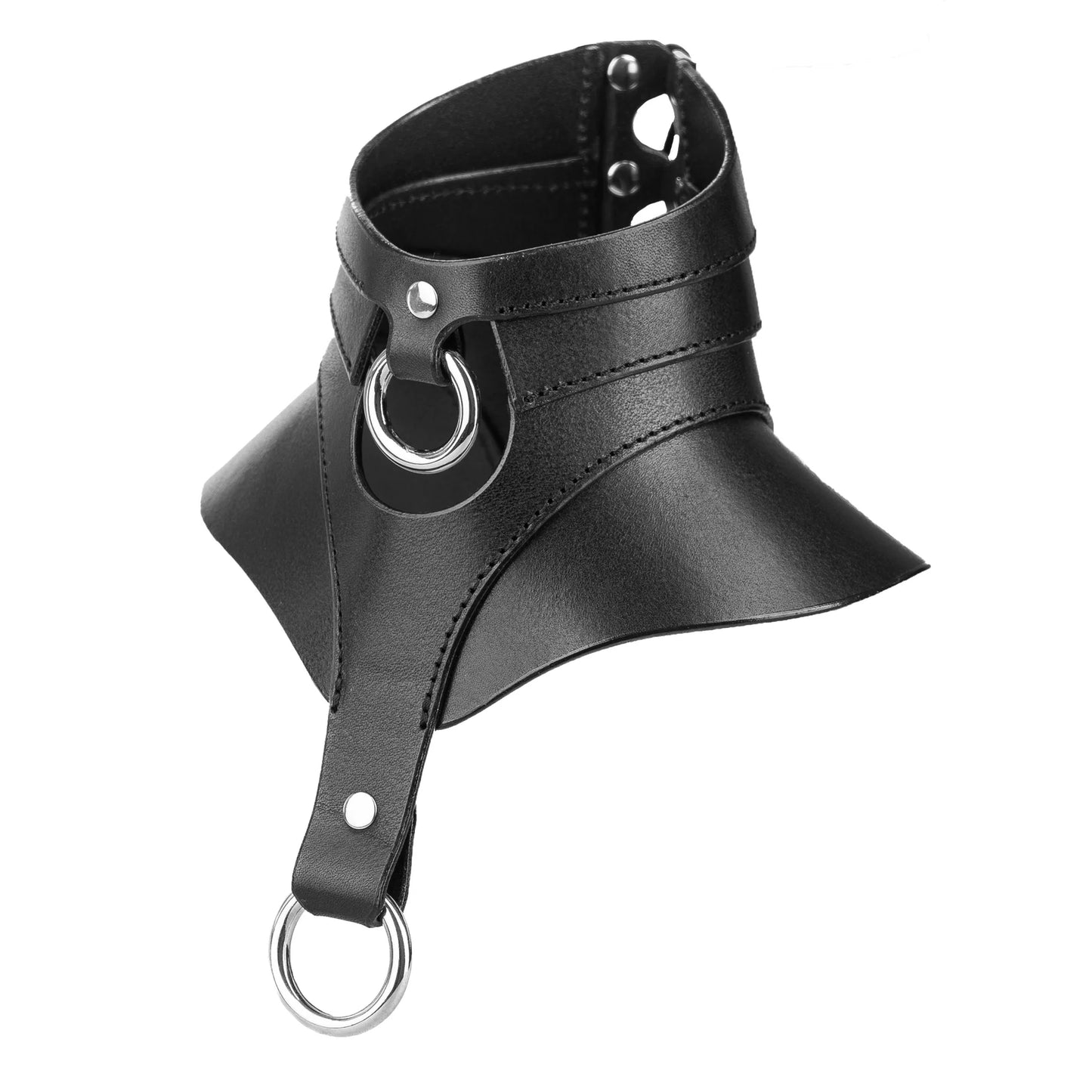 Leather Collar «Flare» red
