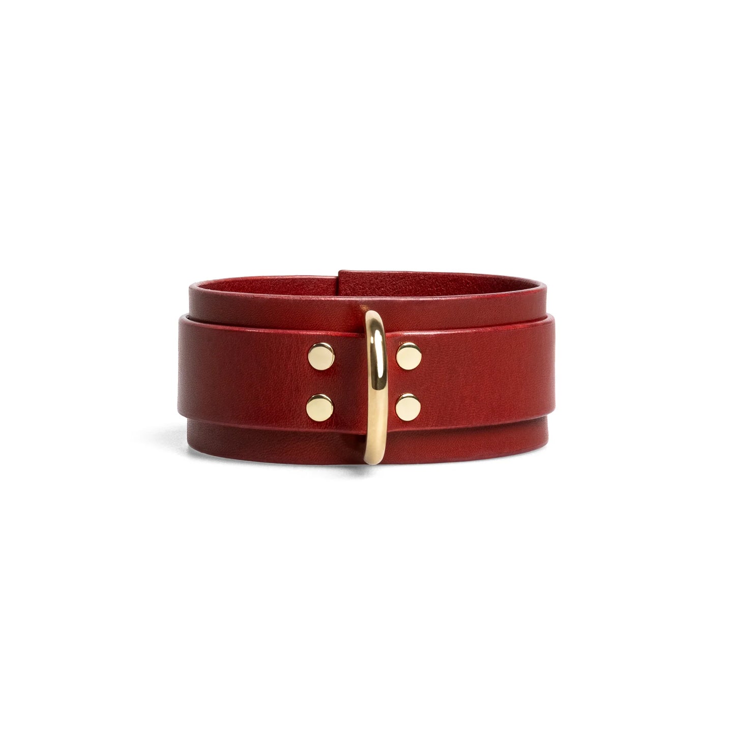 Leather Collar «Coven» black