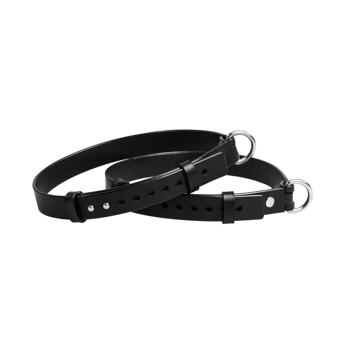 Leather Set «Obey» black