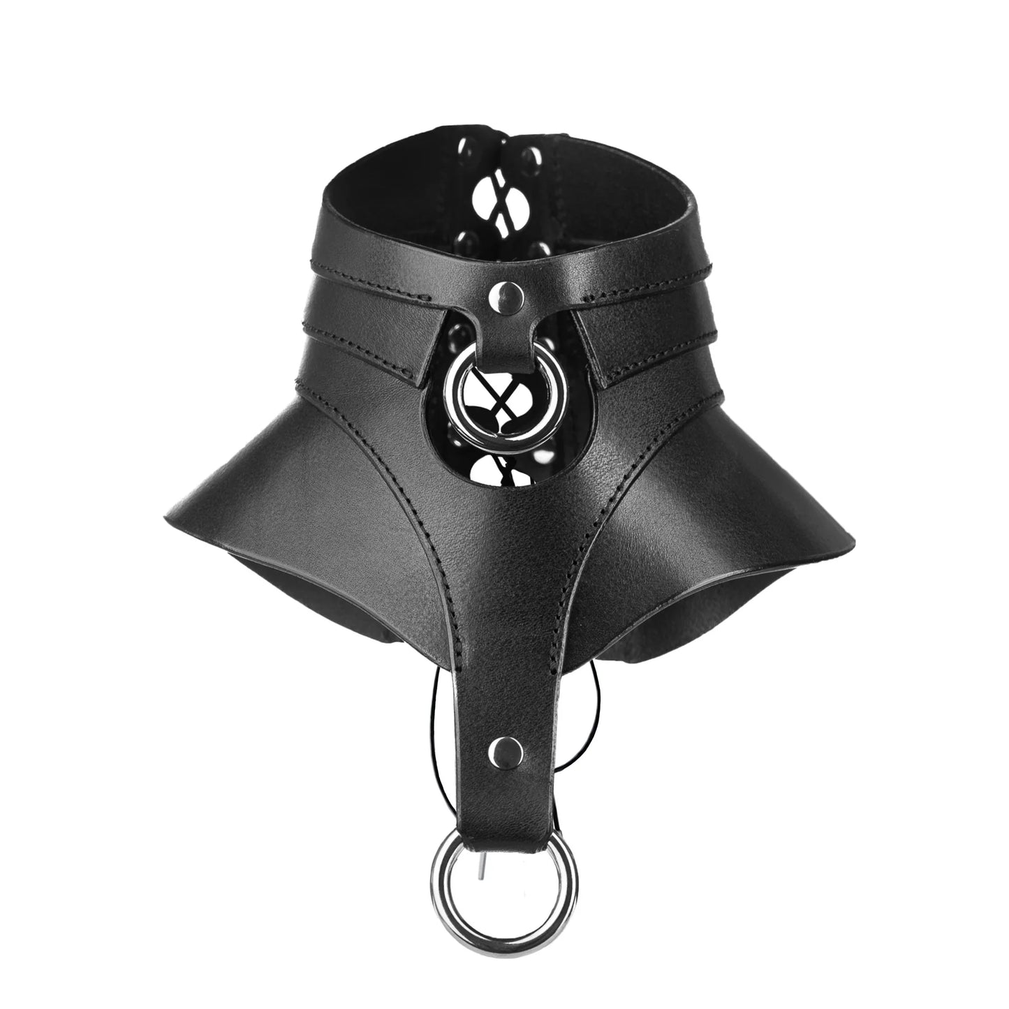 Leather Collar «Flare» red