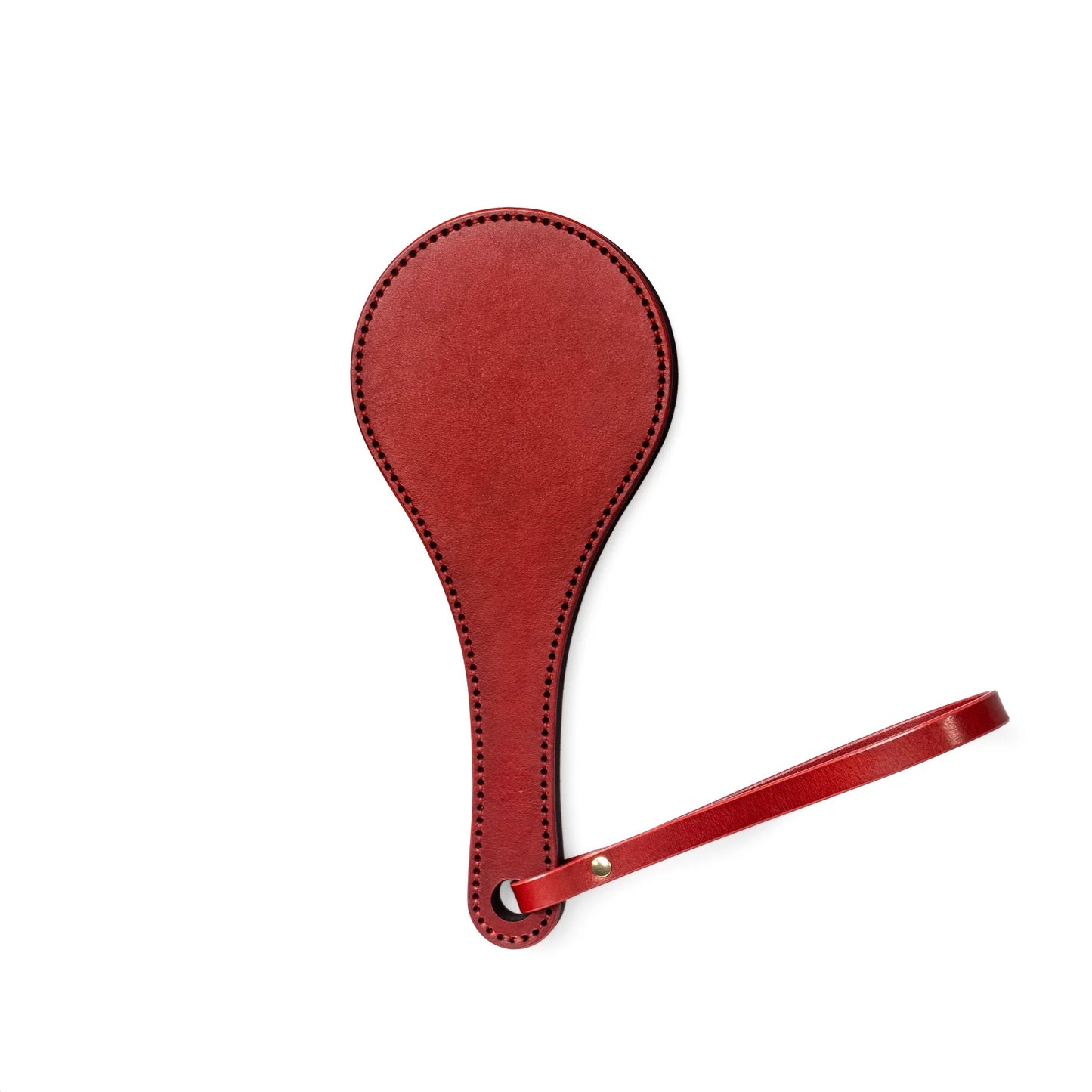 Leather Paddle «Obey» black