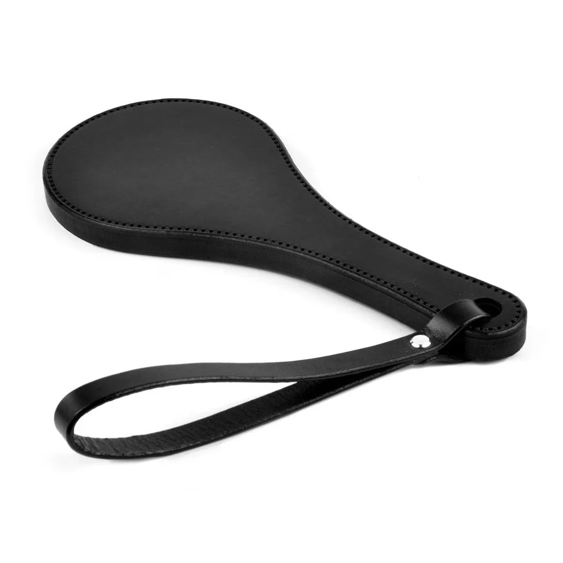 Leather Paddle «Obey» black