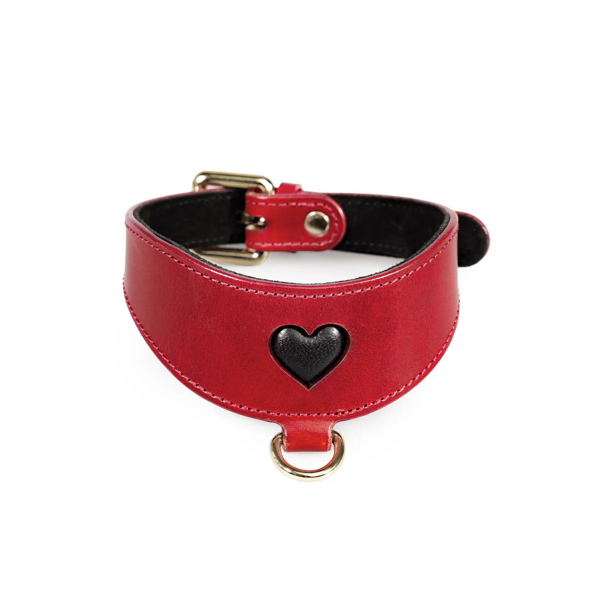 Leather Set «Love» red