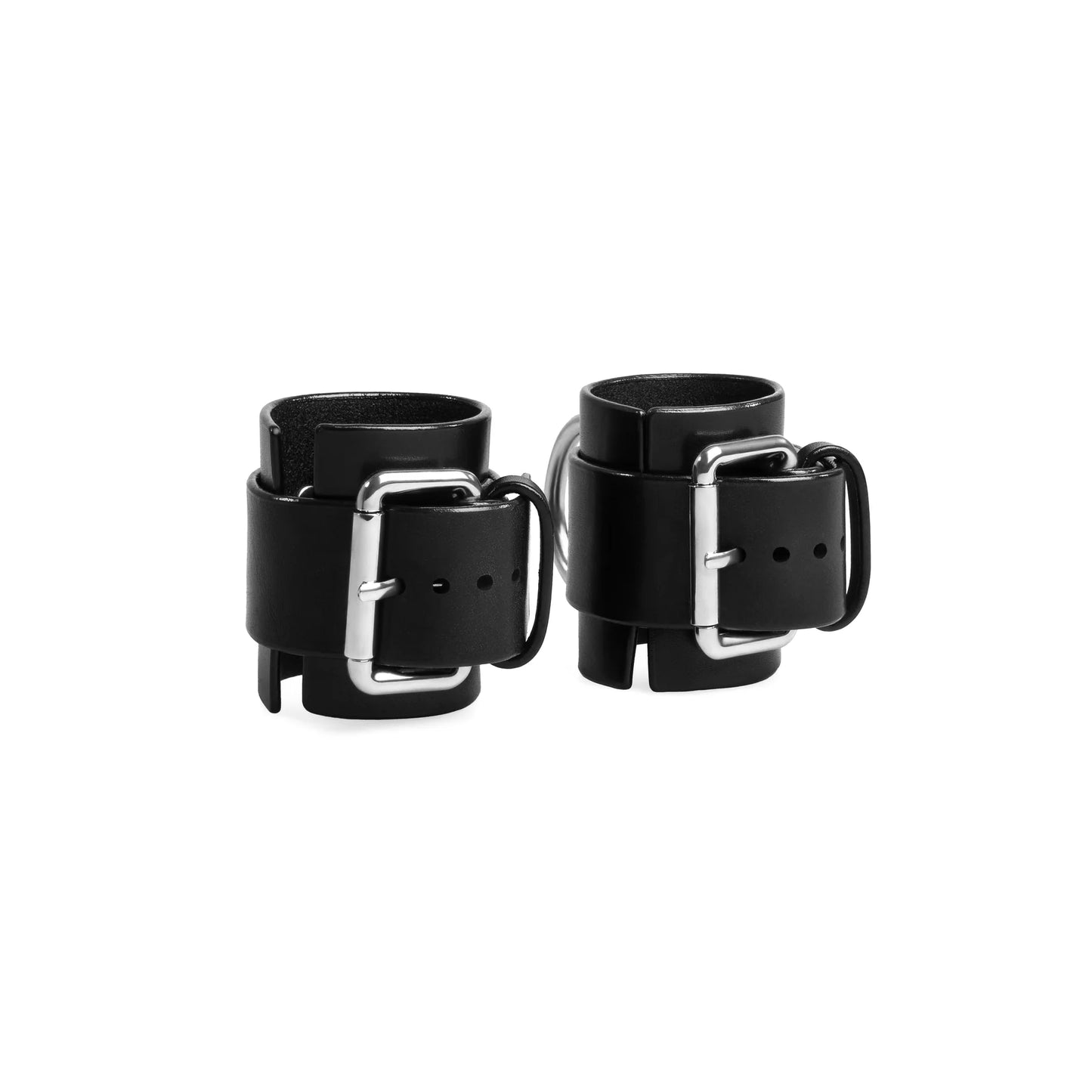 Leather Anklecuffs «Coven» black