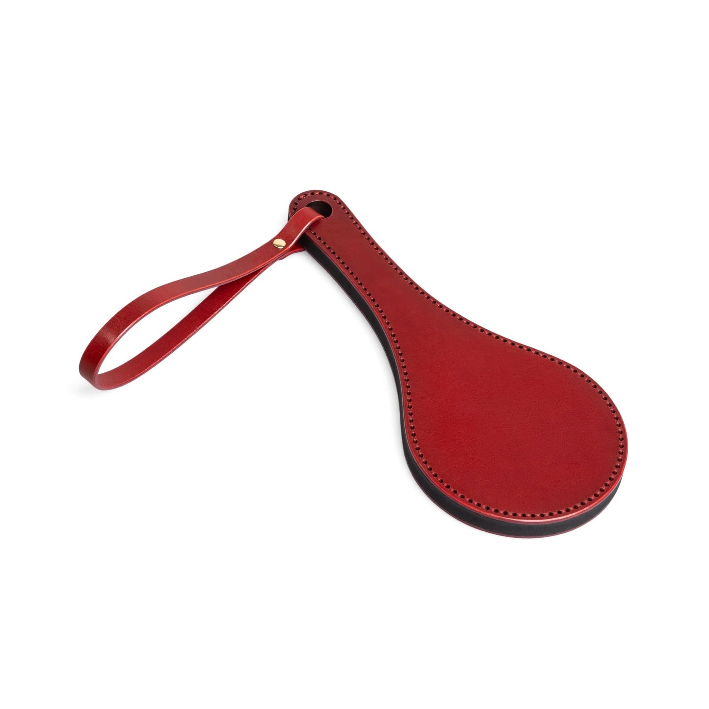 Leather Paddle «Obey» black