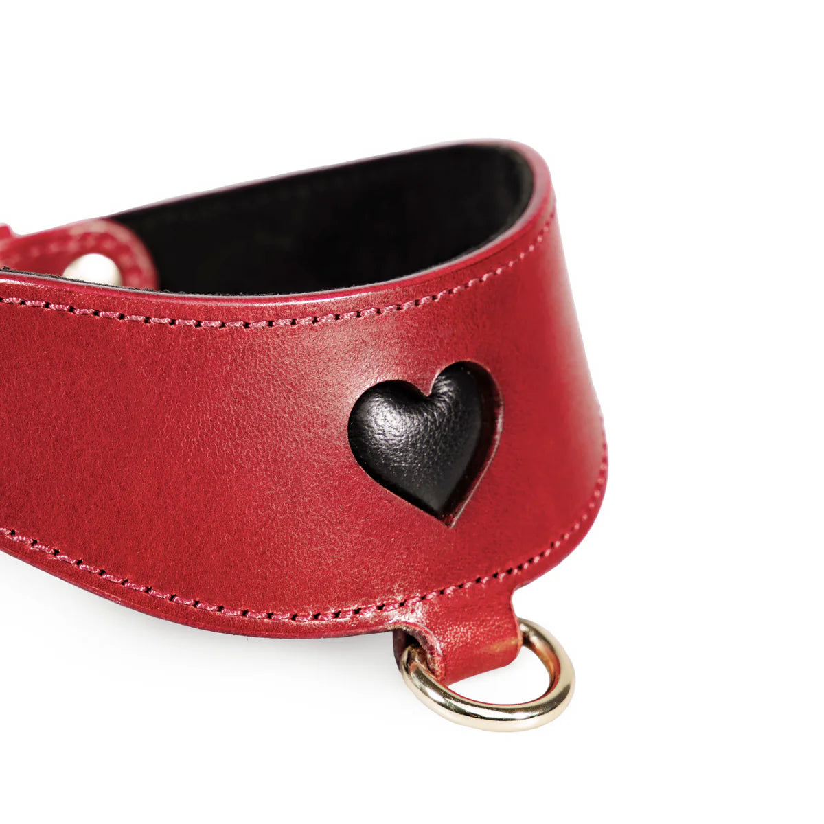 Leather Set «Love» red