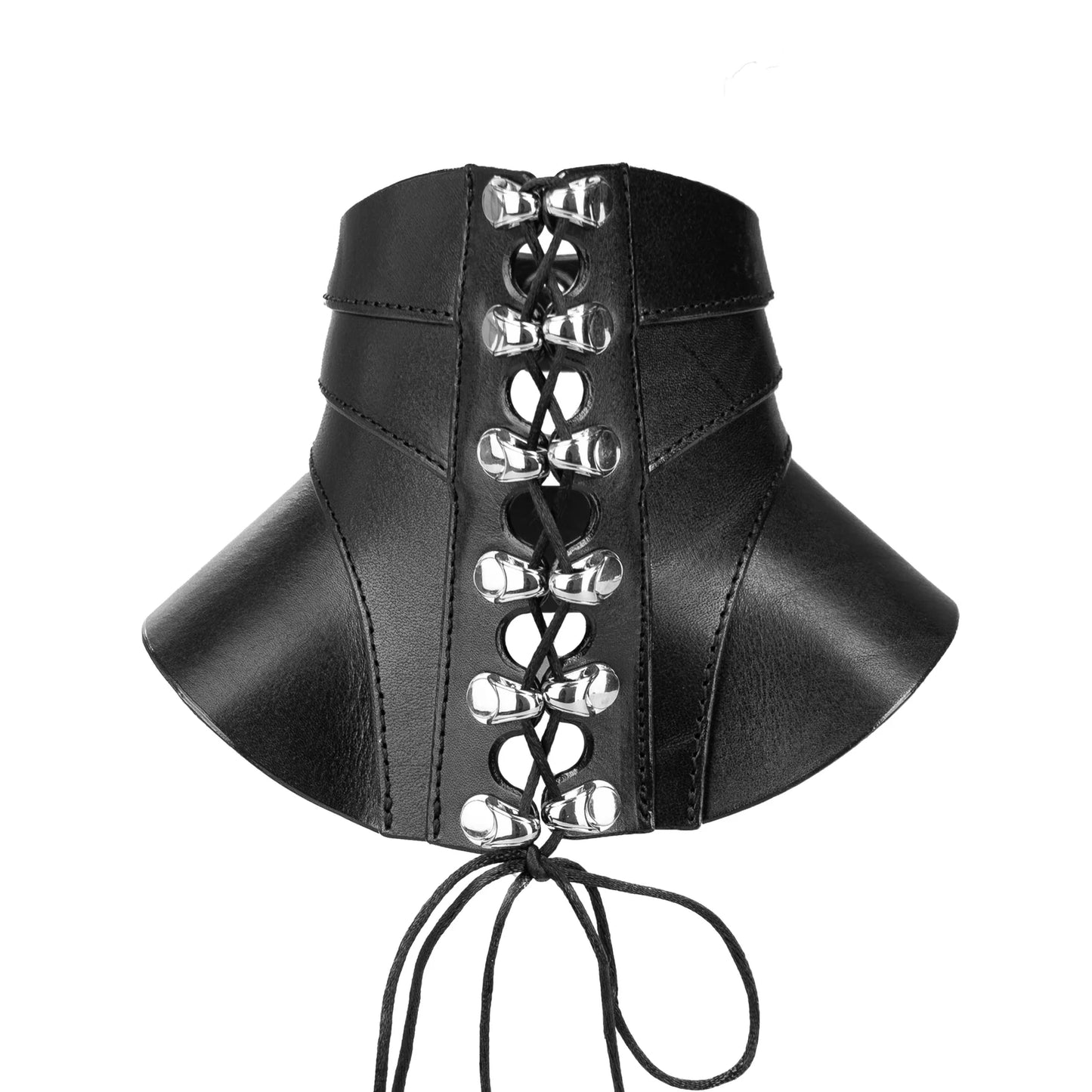 Leather Collar «Flare» red