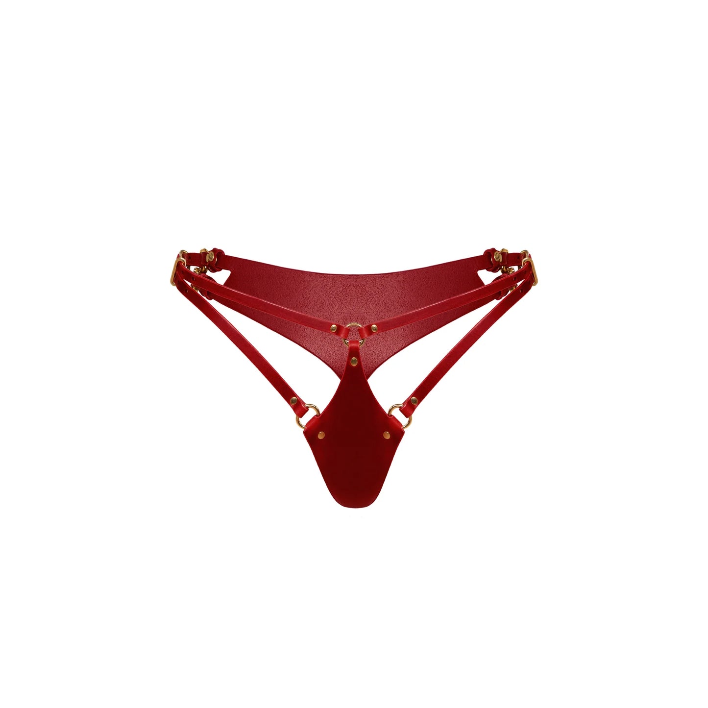 Leather Panties «Domina» red