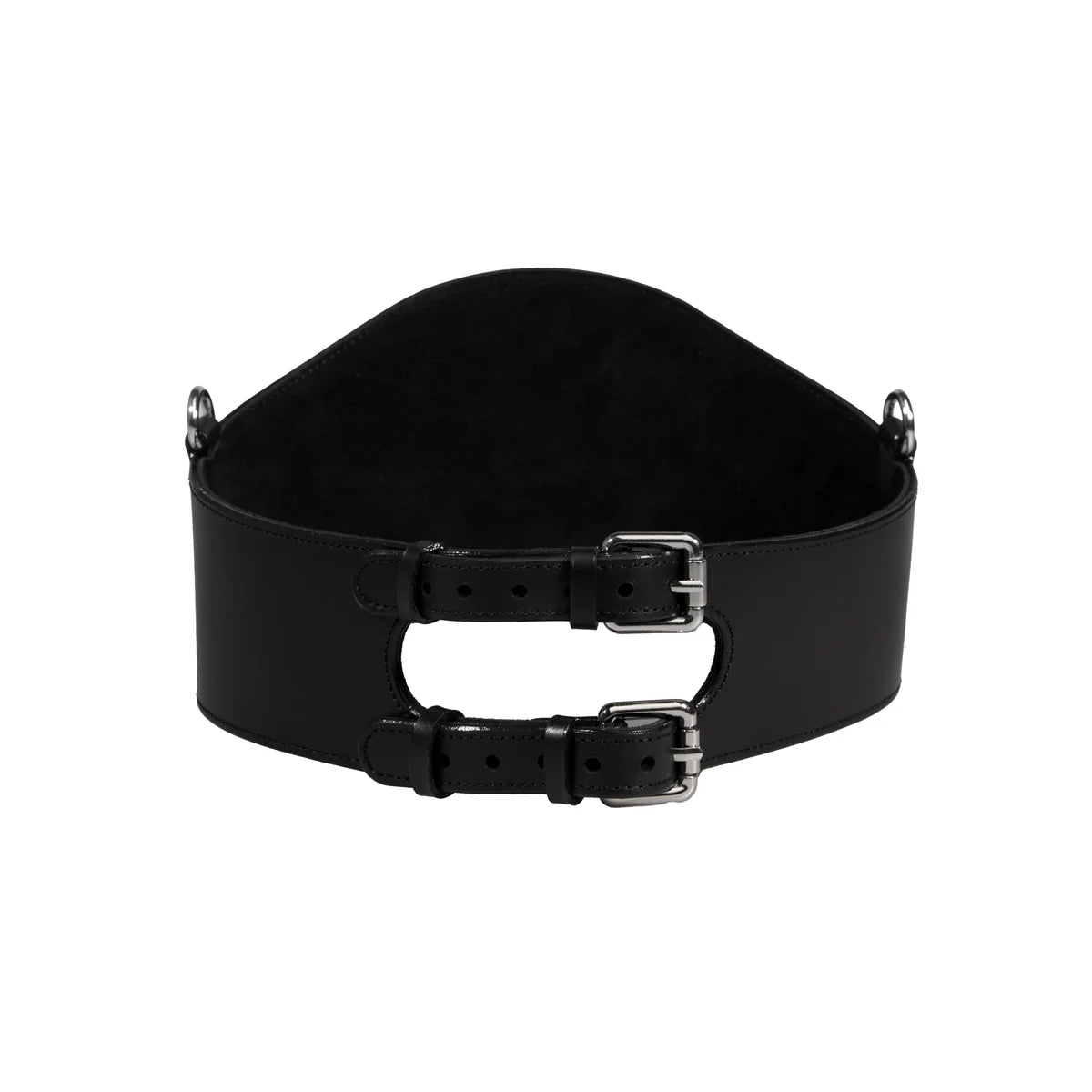 Leather Belt «Love» red
