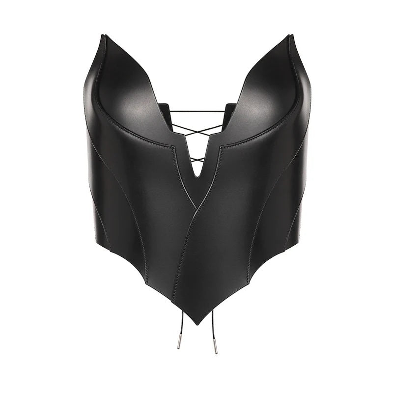 Leather Сorset "CoreTitan" black