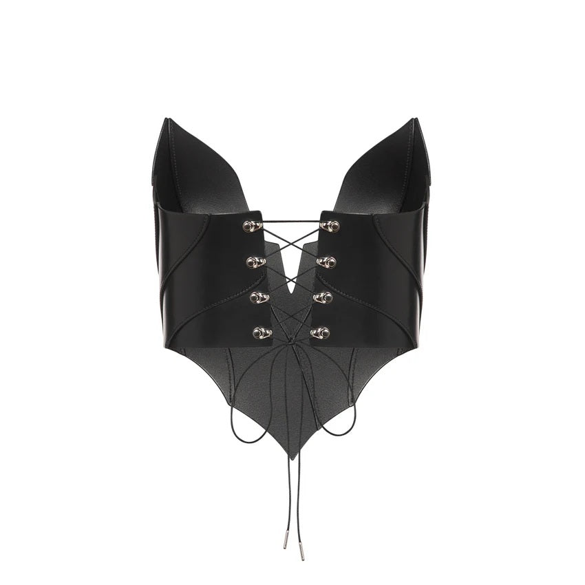 Leather Сorset "CoreTitan" black