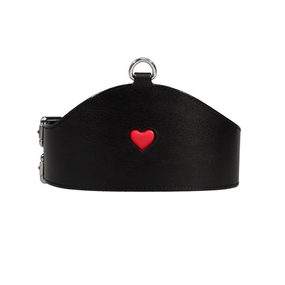 Leather Set «Love» red