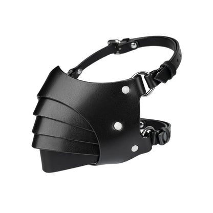 Leather Mask “Ruin”red