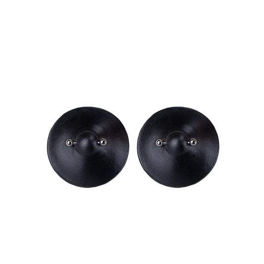 Leather Pasties «Pierced» black