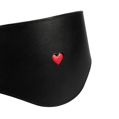 Leather Belt «Love» black