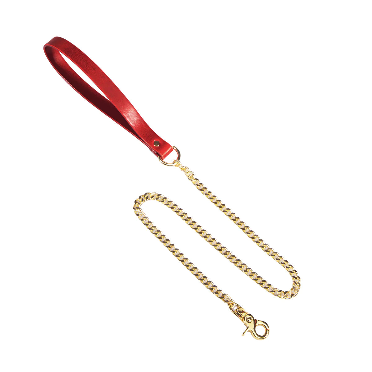 Leather Set «Obey» red