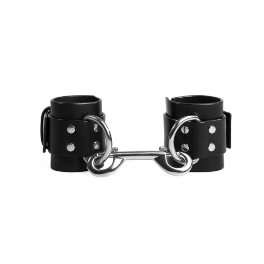 Leather Anklecuffs «Coven» black