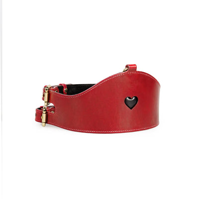Leather Set «Love» red