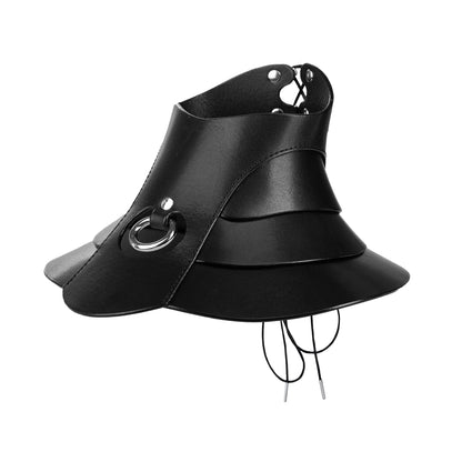 Leather Collar «Hold» black