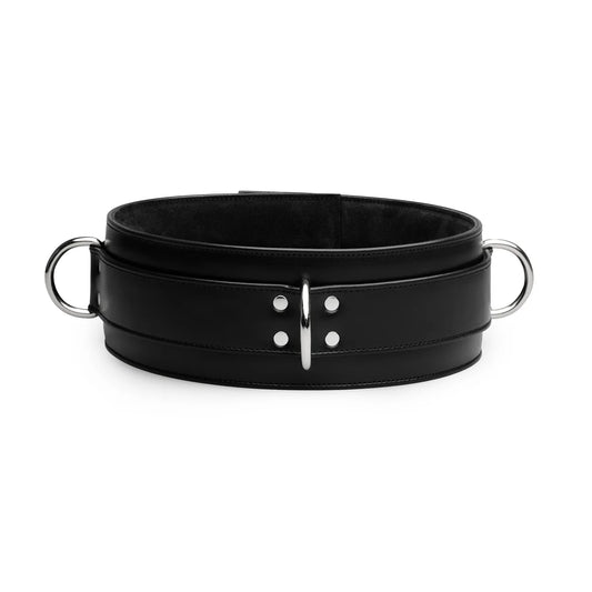 Leather Belt «Noir» black
