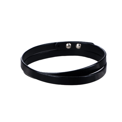 Leather Choker «Vesta» black