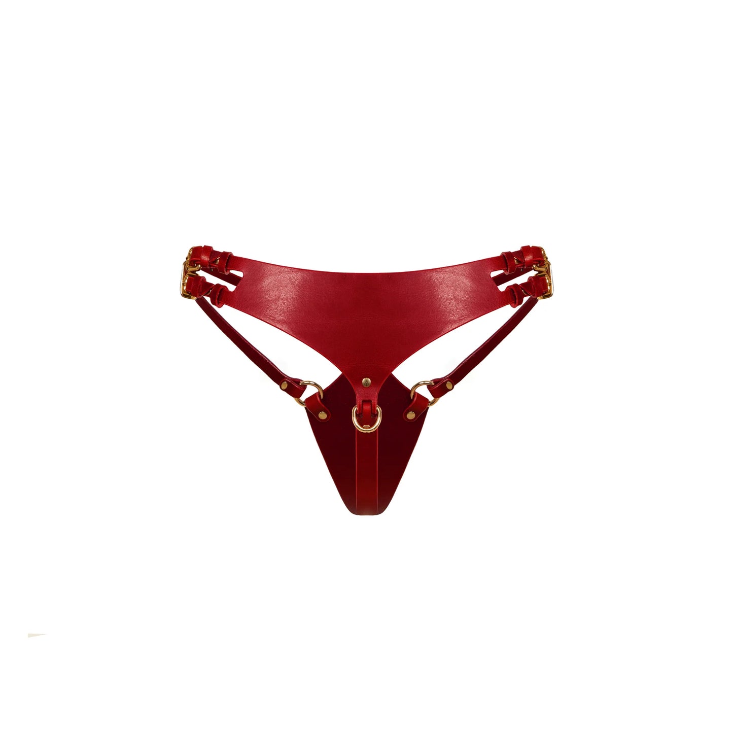 Leather Panties «Domina» red