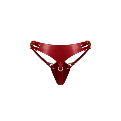 Leather Panties «Domina» red