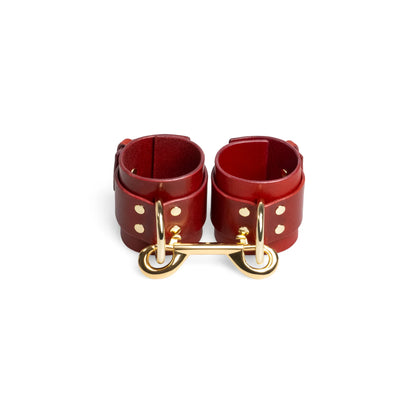 Leather Anklecuffs «Coven» black