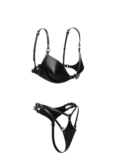 Leather Set «Domina» black