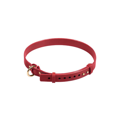 Leather Set «Obey» red