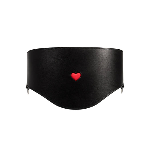 Leather Belt «Love» black
