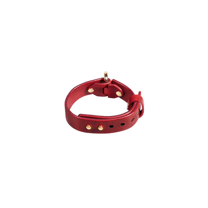 Leather Set «Obey» red