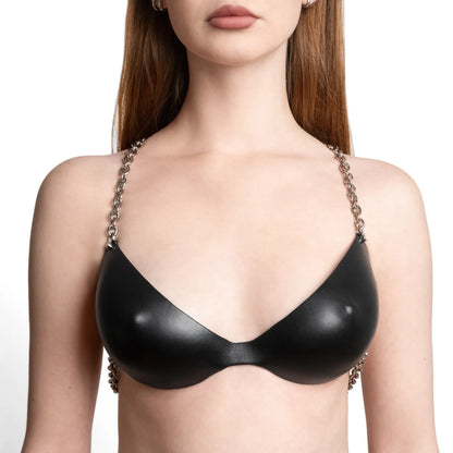 Leather Bra «Fiera»