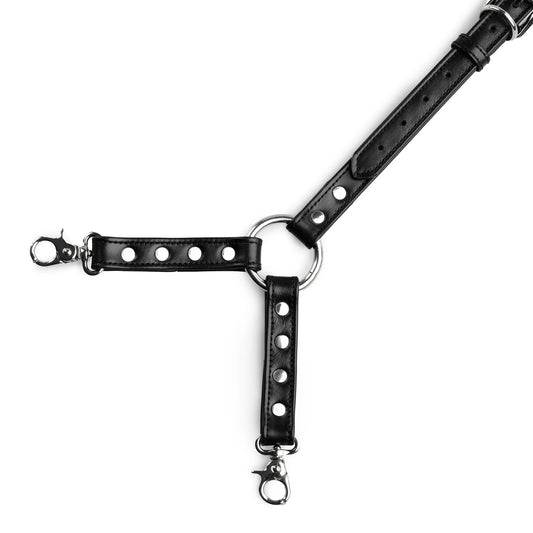 Leather Tripple fixation «Noir»