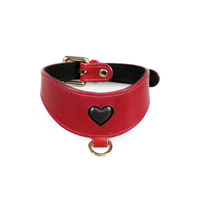 Leather Set «Love» red