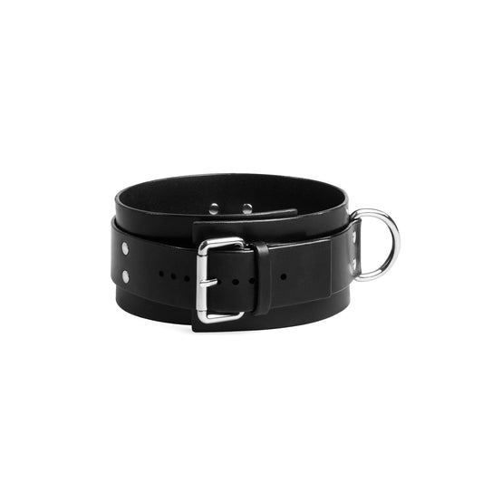 Leather Collar «Coven» red