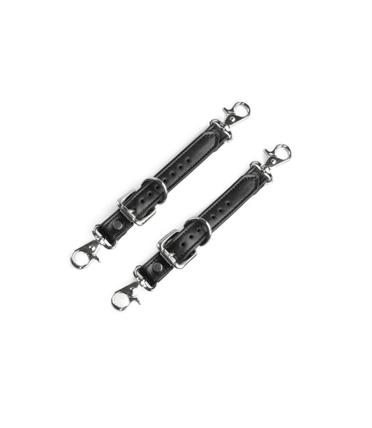 Leather Garters black
