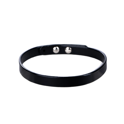 Leather Choker «Serica» red