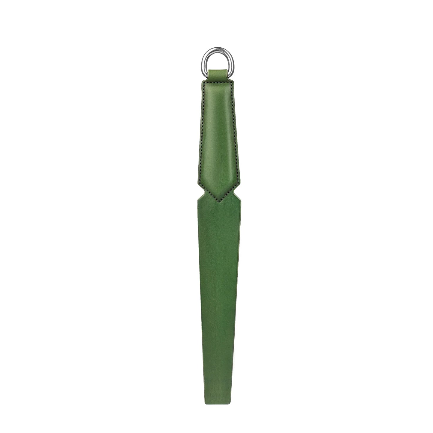Leather Flogger «Obey» green