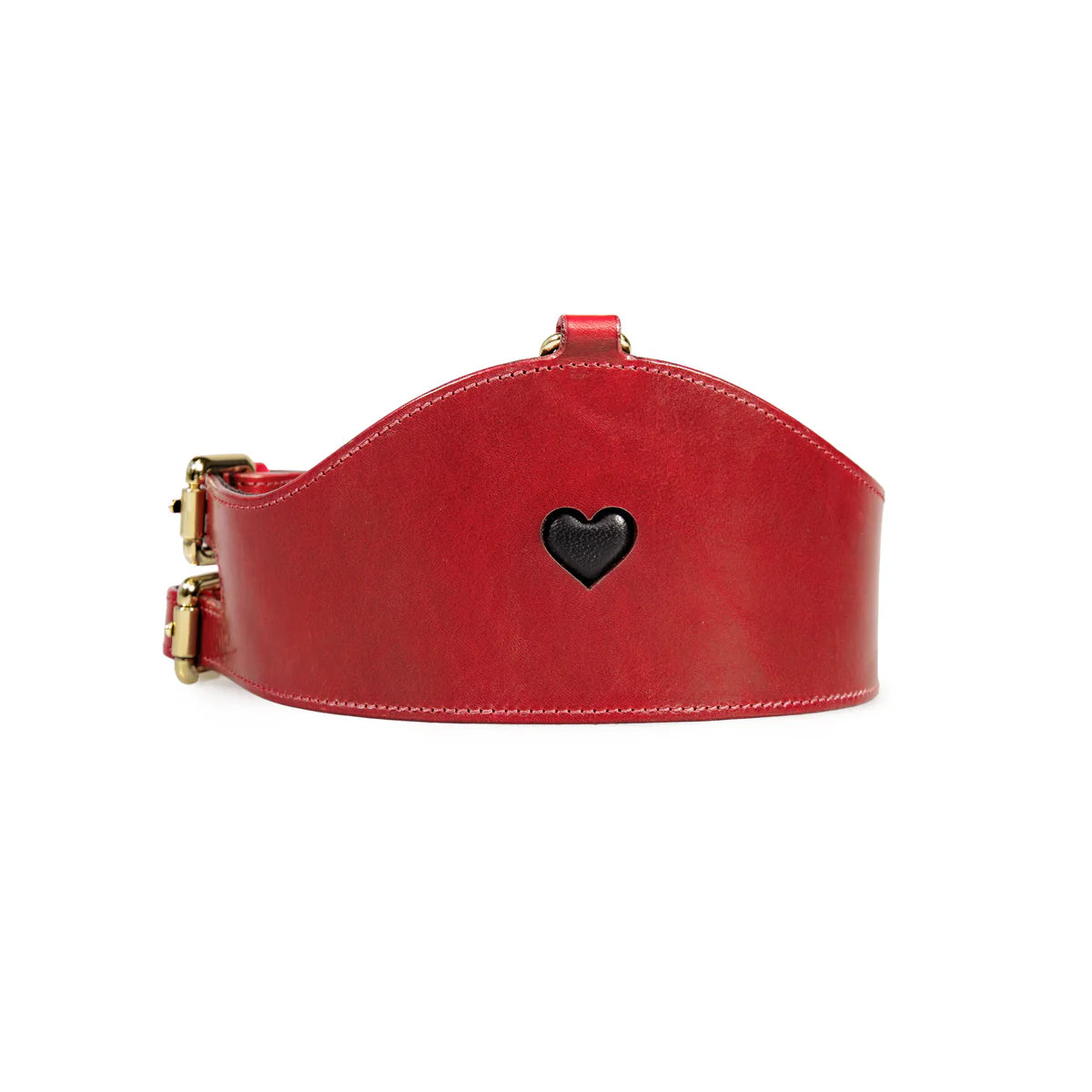 Leather Thighcuffs «Love» red